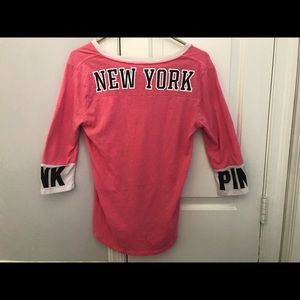 Pink 3/4 Sleeve Shirt